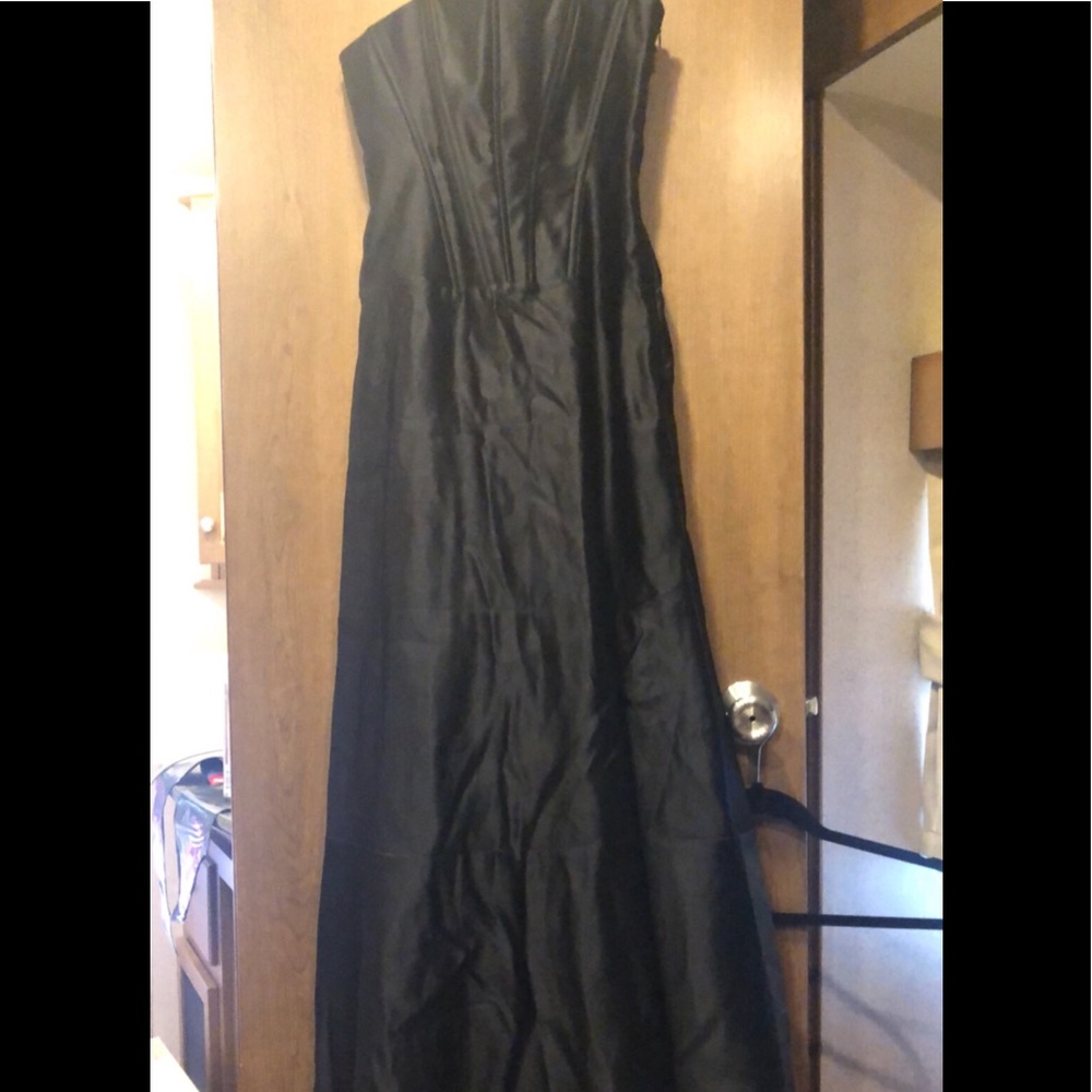 Ball gown with corset back